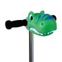 Scootaheadz - Tête de Dinosaure pour Trottinette Enfant - Accessoire pour Trottinette 2 ou 3 Roues - Dino Vert - Décoration Trot
