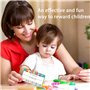 150 cartes perforées, cartes de récompenses avec perforatrice manuelle pour la classe, tableau de récompenses pour les enfants,