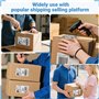 500 feuilles (2×250) etiquettes autocollantes 4" x 6", etiquette thermique 100×150mm, shipping label sans BPA, etiquettes autoco