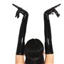 BOBOZHONG Gants Longs Sexy en Similicuir pour Femme,50cm Gants Longs Gants Sexy en Latex Gants de Soirée Femme Gants Long, pour