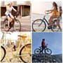BOBOZHONG Réflecteurs de vélos,10 PCS Réflecteurs pour Rayon Vélo,Catadioptre Velo Roue,Catadioptre Velo Reflecteur Réflecteur d