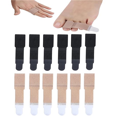 JOYOLA 12 Pcs Bandages pour Orteils en Marteau