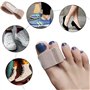 JOYOLA 12 Pcs Bandages pour Orteils en Marteau, Redresseur D'orteil, Orteils Attelle, Attelles D'orteils pour Chevauchement des 