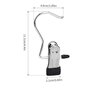 Cintre Pince Crochets,20pcs Crochet à Linge Portable Pinces à Linge en Métal Antidérapant - Pivotant à 360 ° Crochet à Linge Por