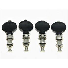 Kaish Lot de 4 Nickel Precision Ukulélé Tuners Tuning clés chevilles mécaniques Kaish Lot de 4 Nickel Precision Ukulélé Tuners Tuning clés chevilles mécaniques