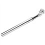 Tube de Selle d'Amortisseur 27.2mm 31.6mm à Pression Hydraulique Tige Fixe de Selle de Vélo(27.2mm-Silver