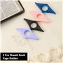 5 Pièces Supports de Page de Livre,BetterJonny Bague de Lecture Pouce Anneau de Lecture Marque-Pages pour Les Lecteurs Amateurs