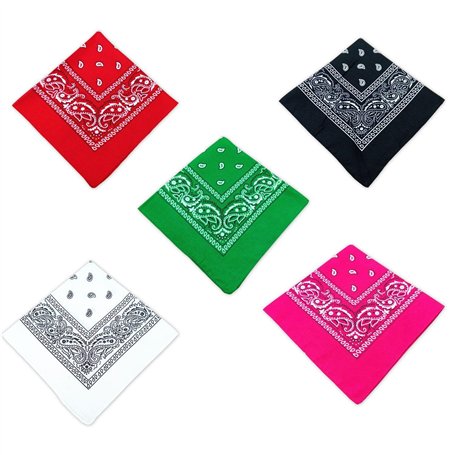 YSJCHEBS Pack De 5 Bandanas Imprimés