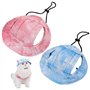 2 Morceaux De Chapeau De Protection du Soleil pour Animaux De Compagnie
