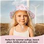 1 Morceau De Chapeau De Soleil Et 1 Morceau De Lunettes De Soleil, Chapeau De Soleil Pour Enfants, Chapeau De Soleil Papillon, C