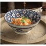 ZPPLD Bol Ramen Porcelaine,Bol Ramen Japonais, Bols à Soupes à Céréales,Bol Japonais CéRamique,1100ml Céramique Grand Bowls De S