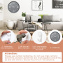 Frasheng Horloge Pendule Mural,Horloge Murale Moderne 30cm Horloge Murale Ronde,Horloge Murale Silencieuse Horloge Murale Décora