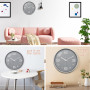 Frasheng Horloge Pendule Mural,Horloge Murale Moderne 30cm Horloge Murale Ronde,Horloge Murale Silencieuse Horloge Murale Décora