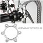 VGEBY Moyeux Filetés de Roue Libre de Vélo Disque de Frein de Disque de Disque Adaptateur de Rotor à 6 Boulons pour Bicyclette (