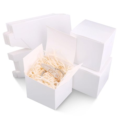 10 Pièces Boite Cadeau Blanche