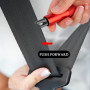 Brise Vitre Coupe Ceinture(Rouge) et Un Sifflet d'urgence