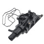 Frankberg Thermostat de Liquide de Refroidissement avec Boîtier Joint Compatible avec Clio II 1998-2008 Clio II Camionnette/Hatc