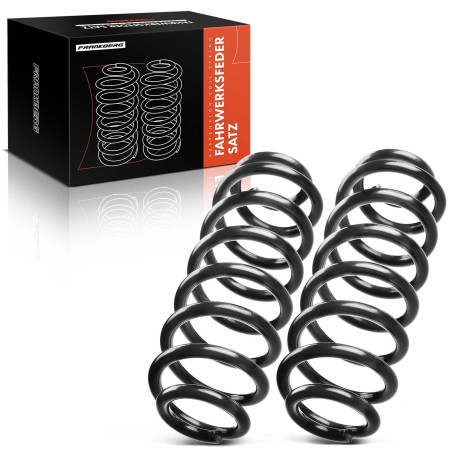 Frankberg 2x Ressorts de suspension Essieu Arrière Compatibles avec T.o.u.r.a.n 1T1 1T2 MPV 2003-2010 T.o.u.r.a.n 1T3 MPV 2010-2