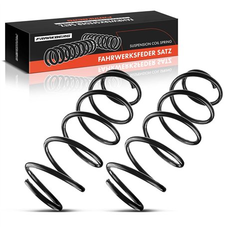 Frankberg 2x Ressorts de suspension Essieu Avant Compatibles avec 207 WA WC 2006-2015 207 CC WD 207 SW WK 2007-2013 Remplacer# 5