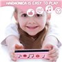 JUGUTA 1 Pièces Harmonica Harmonica pour Débutants Harmonica pour Enfants Harmonica pour Débutants Enfants Étudiants Adultes Jou