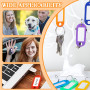 JUGUTA Porte Clef À Etiquette, 20Pcs Étiquettes D'Identification, 10 Couleurs Étiquettes De Clé En Plastique, D'Identification P