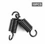 GUNGY Ressort de Traction 40mm Ressorts de Tension avec Crochets à 90 Degrés Ressorts en Fil de piano Diamètre du Fil 2,0mm Diam