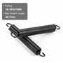 GUNGY Ressort de Traction 115mm Ressorts de Tension avec Crochets Ressorts en Fil de piano Diamètre du Fil 2,3mm Diamètre Extéri