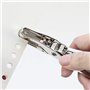 Perforatrice à 1 trou en métal 3 mm pour loisirs créatifs, cartes de vœux, scrapbooking, papeterie