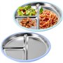 WEFHEF 2 Pcs Assiette Ventouse pour Bébé en Acier Inox