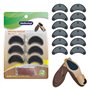 Unikstep - Lot de 6 paires de semelles en caoutchouc pour réparation de talon de chaussures