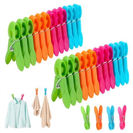 60 Pièces Pince a Linge,Pince a Linge avec des Ressorts Durables