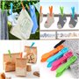 60 Pièces Pince a Linge,Pince a Linge avec des Ressorts Durables, Pinces à Linge antidérapantes,Clip de Brise-Vent, Serviette Cl