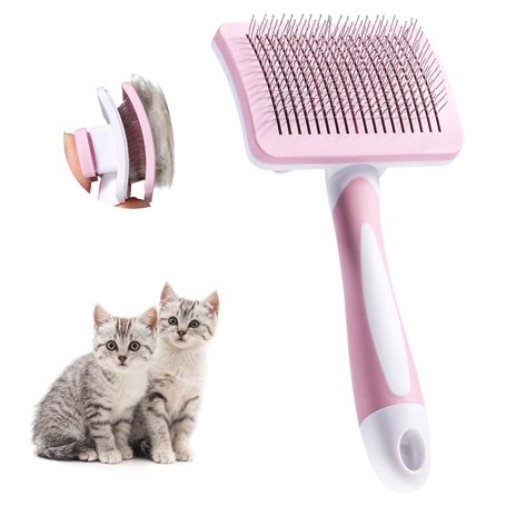 Vinabo Brosse autonettoyante pour animaux de compagnie