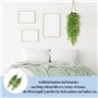 RHQFDM Plantes Artificielles Suspendues 4 Pcs 83CM Plantes en Plastique Suspendues Anti-Ultraviolet Feuille de Bambou Artificiel