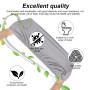 ANDARS Gris Foncé Ensemble de Housses pour WC, Housse pour Abattant de Toilette avec Bande Élastique, Housses Réservoir de Toile