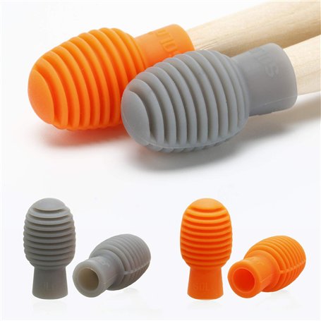 4 Pièces Tambour Muet Amortisseur de Tambour Baguette de Tambour Silicone Accessoire de Percussion Conseil Pratique Silencieux A