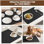 Tapis Égouttoir Vaisselle 40x60cm – Tapis Vaisselle Absorbant et Antidérapant, Tapis Absorbant Vaisselle Idéal pour Bar à Café e