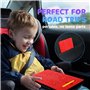 Tablette Dessin Enfant magnétique – Jeux pour occuper Les Enfants dans la Voiture – Magnetic Book éducatif Rouge, idéal pour Les