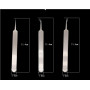 set (3PCS) Silver Professional Retirer les points noirs Pince à épiler Acier inoxydable Droit / incliné et pointu