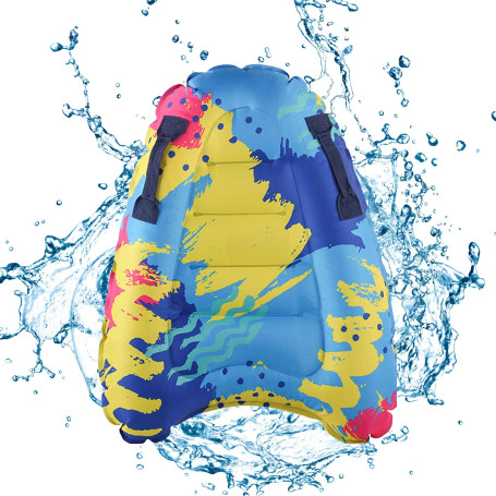 Feliciay Bodyboard gonflable léger et portable avec poignées