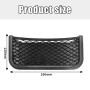 Filet Rangement Voiture Pochette Stockage - 2 Pièces Sac de Rangement Universel Multifonctionnel Auto-adhésif en Filet pour Les