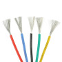 BOJACK Kit Câbles en Silicone 18 AWG Kit de Fil électrique Toronné en Cuivre étamé 300 V Avec 20 φ3mm Tubes (5 Couleurs, 5Meter
