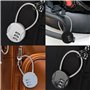 CZAYEFNH Lot de 4 Cadenas Code à 3 Chiffres, Cadenas à Bagages avec étiquette d'identification, Cadenas Valise Avion Petits Cade