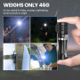 Wurkkos HD10 Mini Lampe de Poche, 1200 Lumens Petite poche lampe Led Rechargeable,IP68 étanche Torche avec aimant pour Camping,