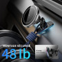 MANKIW 15W Support Telephone Voiture pour magsafe, Support Telephone Voiture Induction pour iPhone 16/15/14/13/12, Mag-Safe Supp