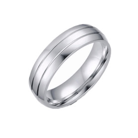 MAGIIE Femme Bague Homme Acier Inoxydable,Bague de Fiançailles Bague d'Amitié,Alliance pour Mariage Fiançailles Anniversaire (Ar MAGIIE Femme Bague Homme Acier Inoxydable