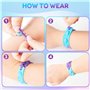 Bracelets Anti Stress Enfants Pop It Fidget Toys - Pop Style Bracelet Réglables d'ours en Silicone Doux Jouets Sensoriels à Bull