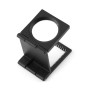 Yosoo Mini Trois Loupe d'Écran Pliable 10X Loupe en Alliage de Zinc avec Échelle pour Outil de Bijoux Optique Textile 28mm