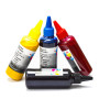 Hellosun Hallosun Lot de 4 recharges d'encre de Sublimation 100 ML pour Sawgrass Virtuoso SG400 SG500 SG800 SG1000 SG400NA SG800