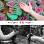 TRKETK 2 Paires de Gants de Jardin avec Griffes, Gants de Jardin Imperméables de Qualité Supérieure Gants de Travail avec 8 Grif
